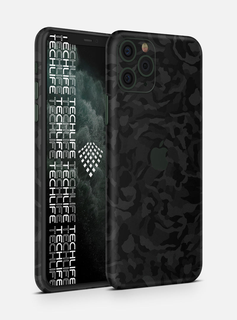 Skin Premium Camuflaje Espectro Negro iPhone 11 Pro