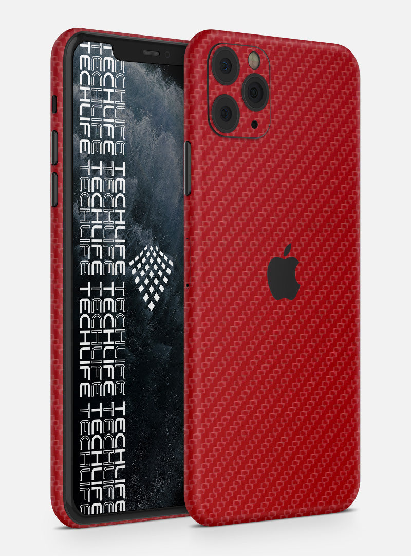 Skin Carbon Red para iPhone 11 Pro Max