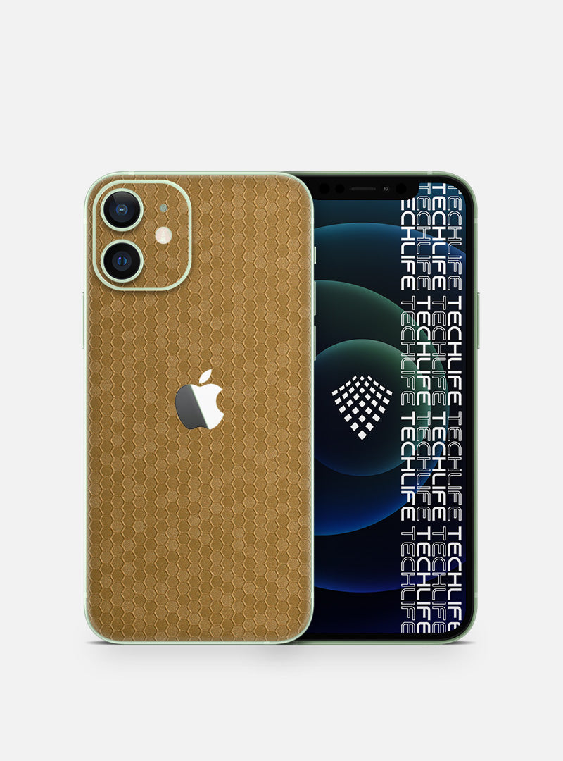 Skin Honeycomb Gold para iPhone 12 Mini