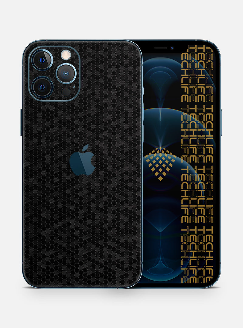 Skin Premium HexaTech Abismo Negro iPhone 12 Pro Max