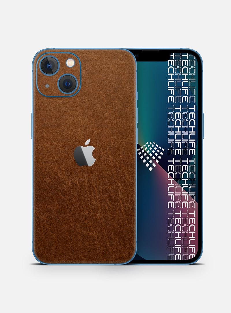 Skin Leather Classic Brown para iPhone 13