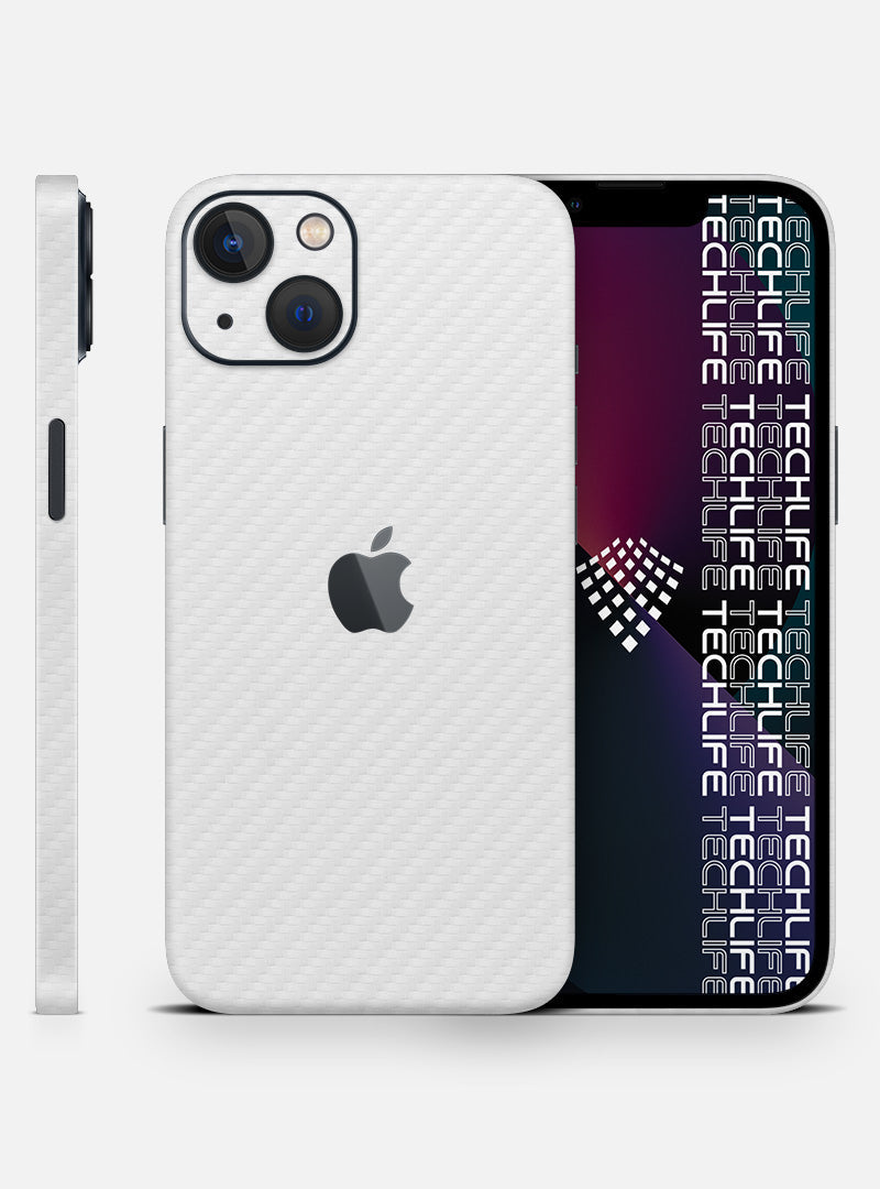 Skin Carbon White para iPhone 13 Mini