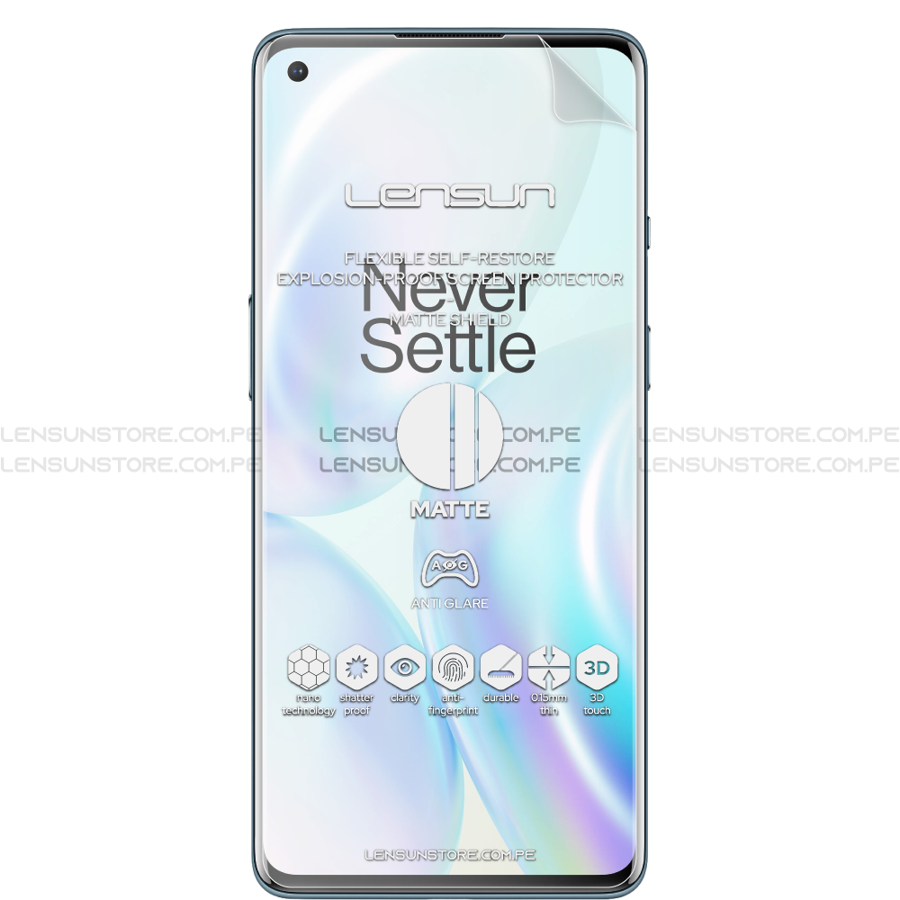 Lensun Protector de Pantalla Matte Shield OnePlus 8